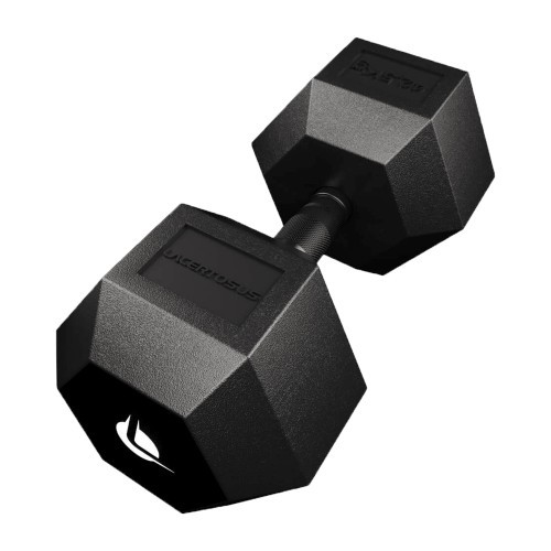 PRO HEX Rubber Dumbbell 47.5 Kg Hexagonal Dumbbells -