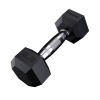 PRO HEX Rubber Dumbbell 1 Kg Hexagonal Dumbbells -